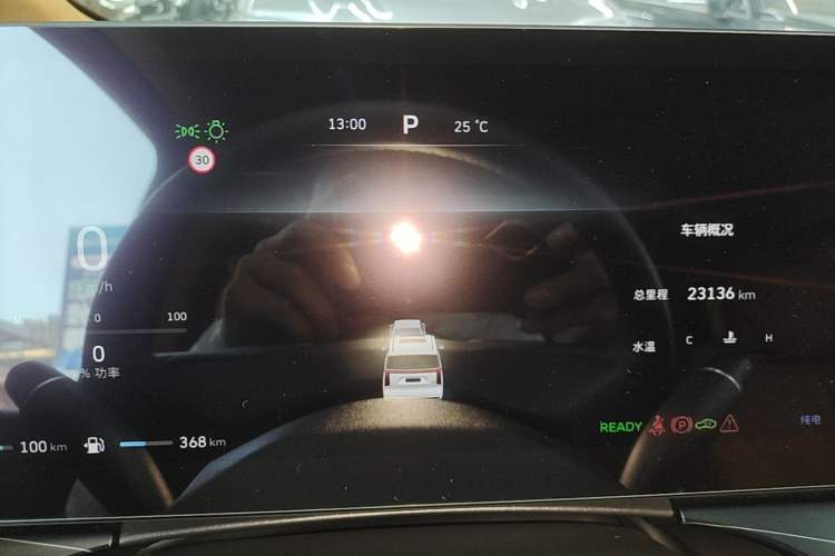 Used Wey Gaoshan 2023 Four-Wheel-Drive Executive Extended Version Instrument Cluster