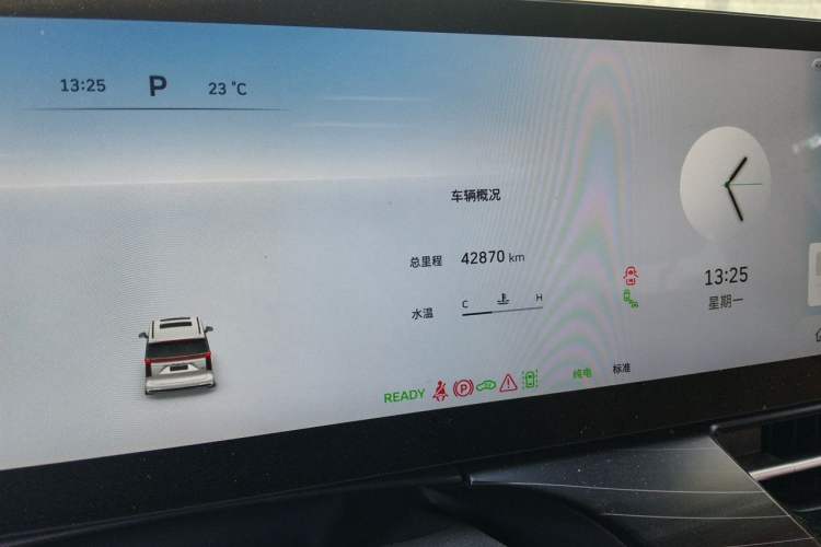 Used Wey Gaoshan 2023 Four-Wheel-Drive Executive Extended Version Odometer Close Up