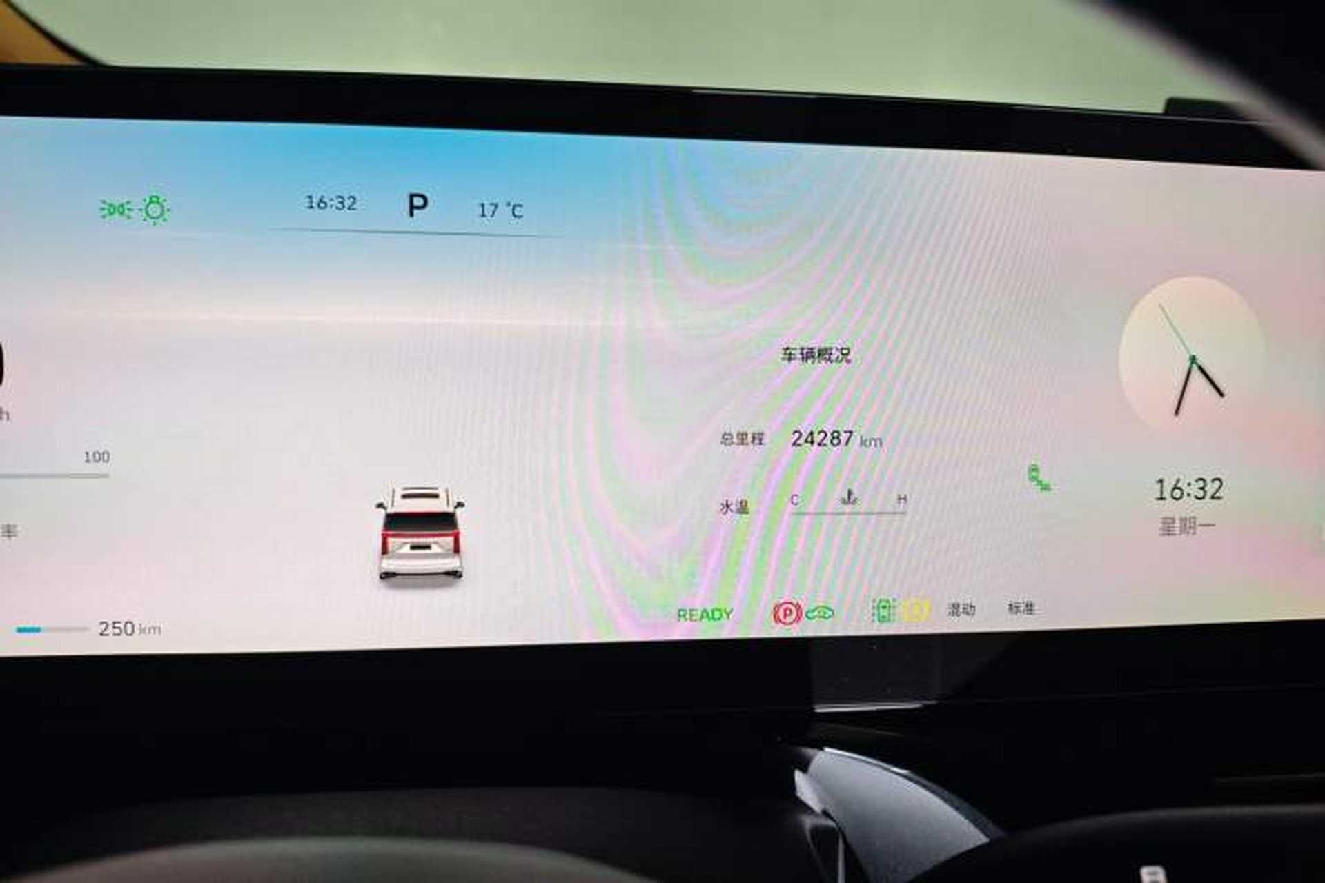 Used Wey Gaoshan 2023 Four-Wheel Drive Flagship Edition Odometer Close Up