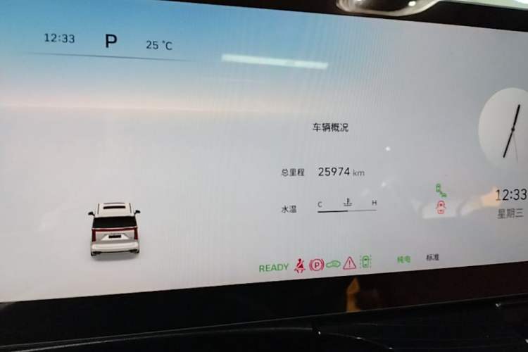 Used Wey Gaoshan 2023 Four-Wheel Drive Flagship Edition Instrument Cluster