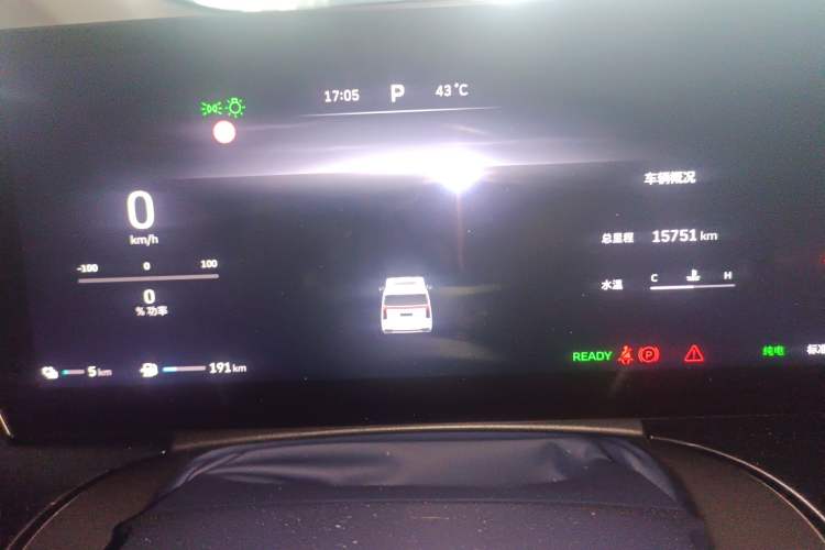 Used Wey Gaoshan 2023 Four-Wheel Drive Flagship Edition Instrument Cluster