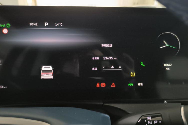 Used Wey Gaoshan 2023 Four-Wheel Drive Flagship Edition Odometer Close Up