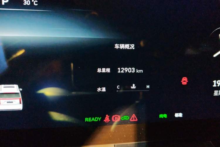 Used Wey Gaoshan 2023 Four-Wheel-Drive Executive Extended Version Odometer Close Up