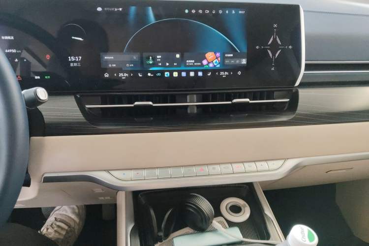 Used Wey Gaoshan 2023 Four-Wheel-Drive Executive Extended Version Audio And AC Panel