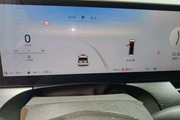 Used Wey Gaoshan 2023 Four-Wheel-Drive Executive Extended Version Instrument Cluster