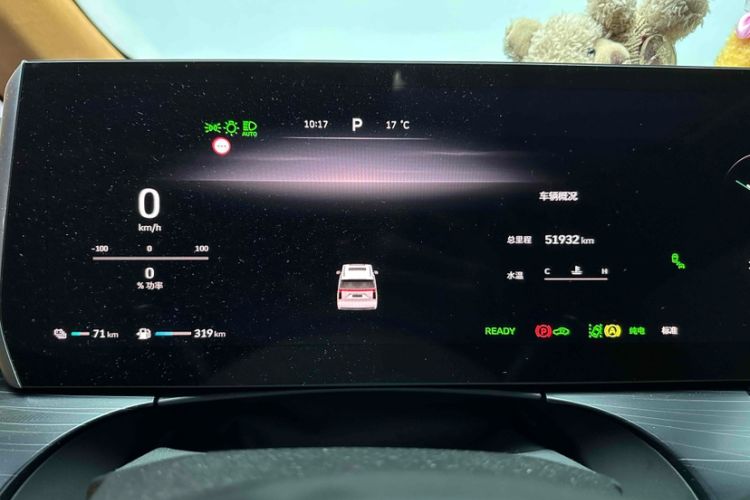 Used Wey Gaoshan 2023 Four-Wheel-Drive Executive Extended Version Odometer Close Up