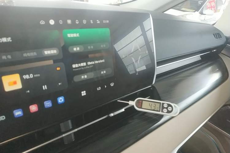 Used Wey Gaoshan 2023 Four-Wheel Drive Flagship Edition Audio And AC Panel