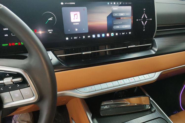 Used Wey Gaoshan 2023 Four-Wheel Drive Flagship Edition Audio And AC Panel