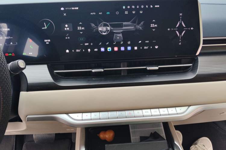 Used Wey Gaoshan 2023 Four-Wheel Drive Flagship Edition Audio And AC Panel