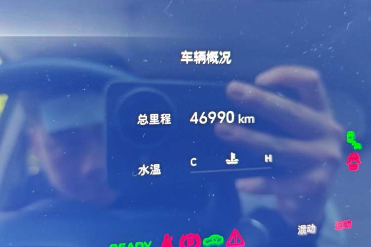 Used Wey Gaoshan 2023 Four-Wheel Drive Flagship Edition Odometer Close Up
