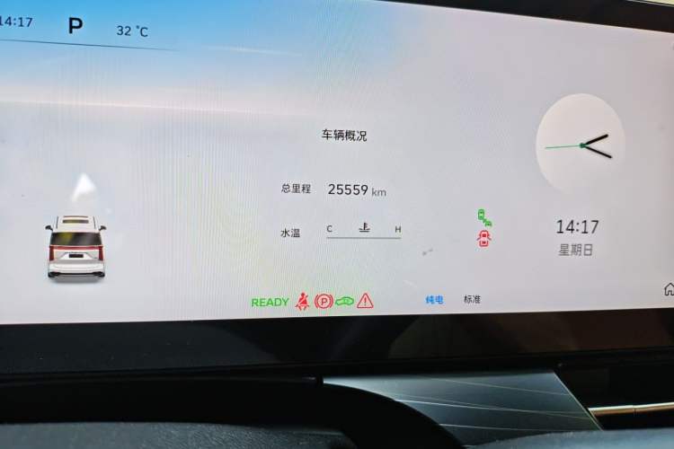 Used Wey Gaoshan 2023 Four-Wheel Drive Flagship Edition Odometer Close Up