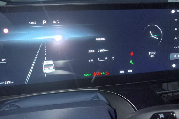 Used Wey Gaoshan 2023 Four-Wheel Drive Flagship Edition Odometer Close Up