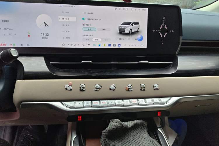 Used Wey Gaoshan 2023 Four-Wheel Drive Flagship Edition Audio And AC Panel