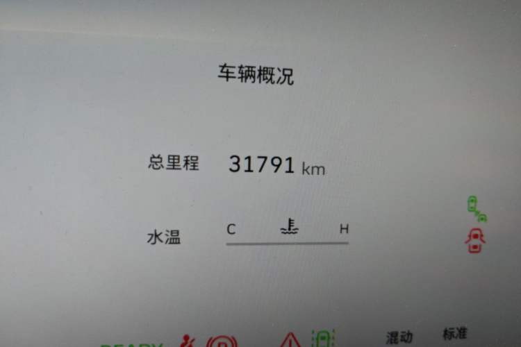Used Wey Gaoshan 2023 Four-Wheel Drive Flagship Edition Odometer Close Up