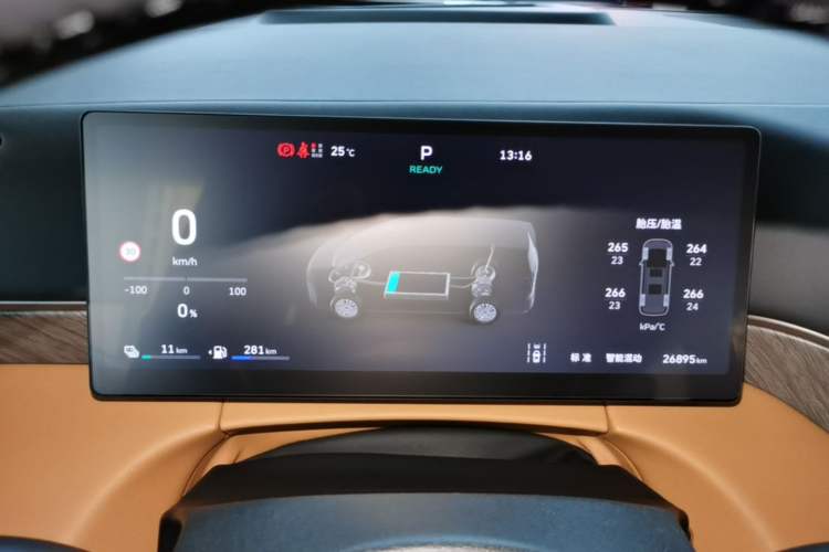 Used Wey Gaoshan 2025 Four-Wheel Drive Alpine 8 Instrument Cluster