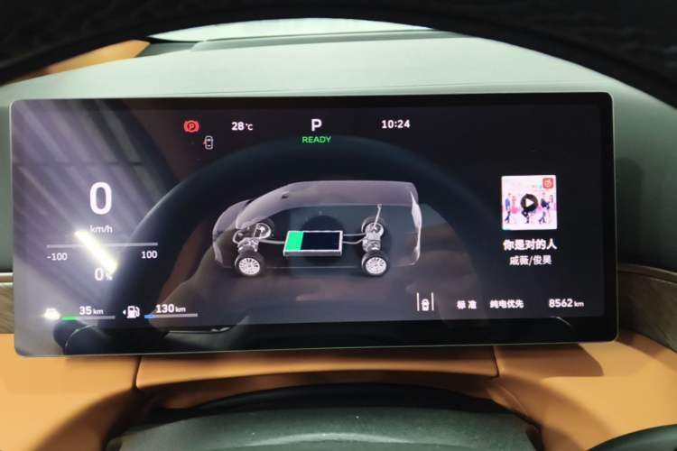 Used Wey Gaoshan 2025 Four-Wheel Drive Alpine 8 Instrument Cluster