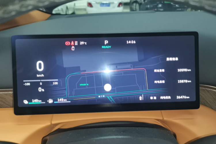 Used Wey Gaoshan 2025 Four-Wheel Drive Alpine 9 Instrument Cluster