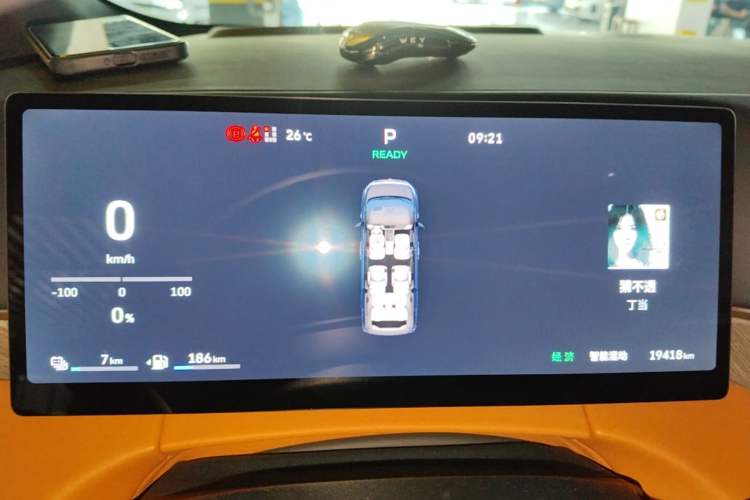 Used Wey Gaoshan 2025 Four-Wheel Drive Alpine 8 Instrument Cluster