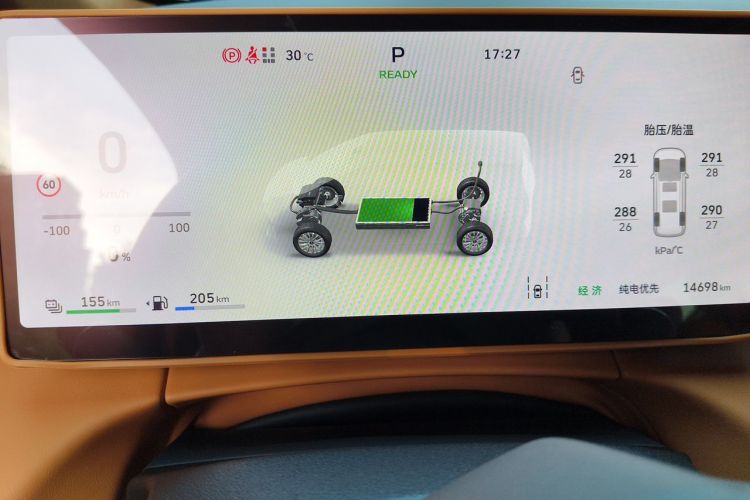 Used Wey Gaoshan 2025 Four-Wheel Drive Alpine 8 Instrument Cluster