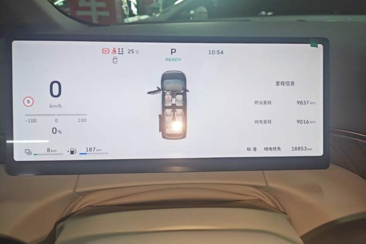Used Wey Gaoshan 2025 Four-Wheel Drive Alpine 8 Instrument Cluster