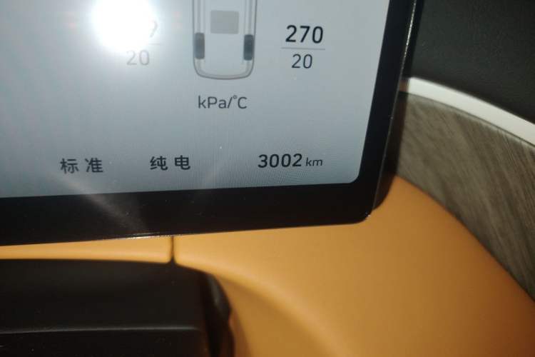 Used Wey Gaoshan 2025 Four-Wheel Drive Alpine 8 Odometer Close Up