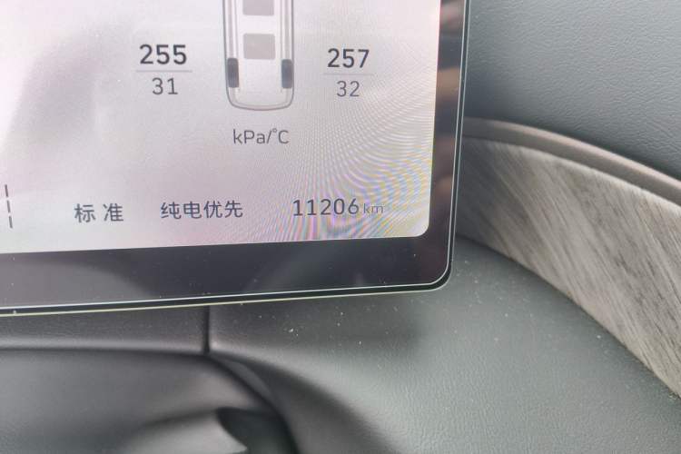 Used Wey Gaoshan 2025 Four-Wheel Drive Alpine 8 Odometer Close Up