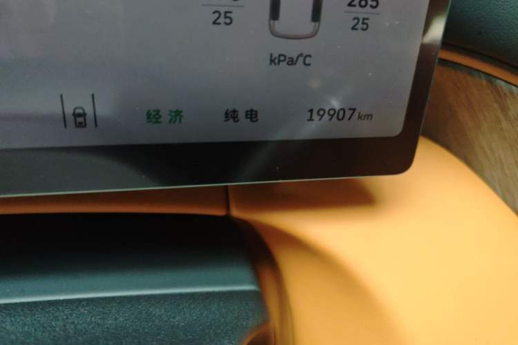 Used Wey Gaoshan 2025 Model Four-Wheel Drive Gao Shan 7 Odometer Close Up