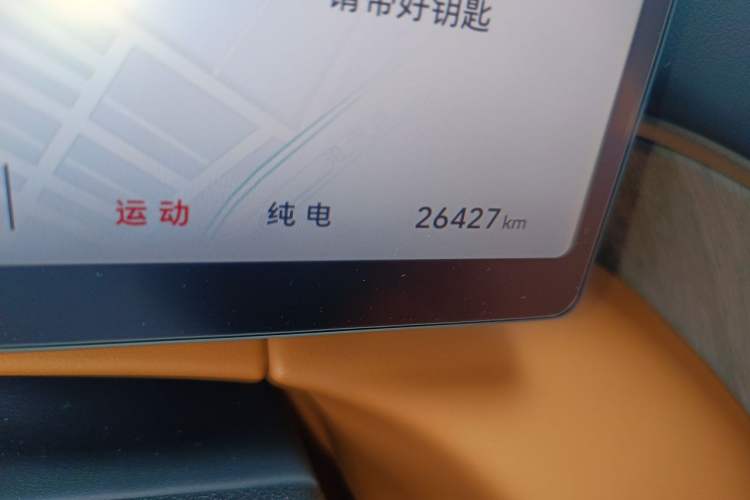 Used Wey Gaoshan 2025 Four-Wheel Drive Alpine 8 Odometer Close Up