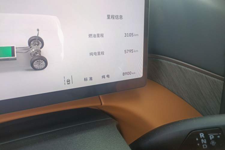 Used Wey Gaoshan 2025 Four-Wheel Drive Alpine 8 Odometer Close Up