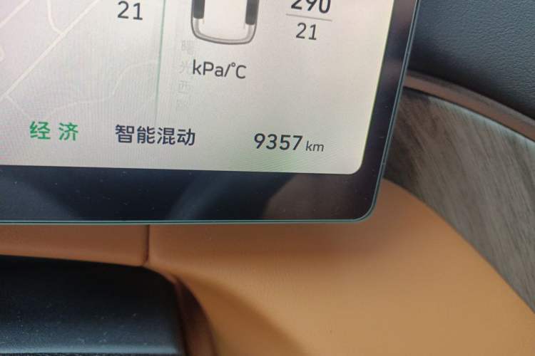 Used Wey Gaoshan 2025 Four-Wheel Drive Alpine 8 Odometer Close Up