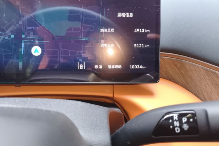 Used Wey Gaoshan 2025 Four-Wheel Drive Alpine 8 Odometer Close Up