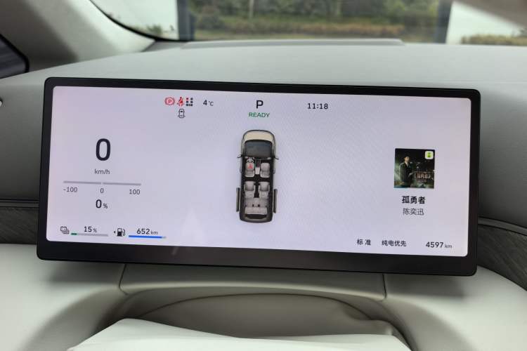 Used Wey Gaoshan 2025 Four-Wheel Drive Alpine 8 Odometer Close Up