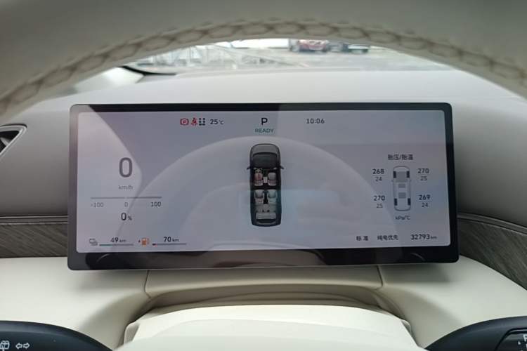 Used Wey Gaoshan 2025 Four-Wheel Drive Alpine 8 Instrument Cluster