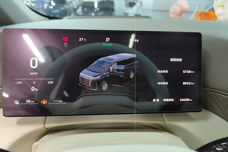 Used Wey Gaoshan 2025 Four-Wheel Drive Alpine 8 Instrument Cluster