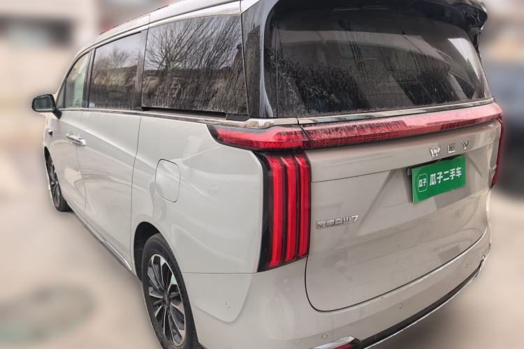 Used Wey Gaoshan 2025 Model Four-Wheel Drive Gao Shan 7 Rear Left 45 Deg