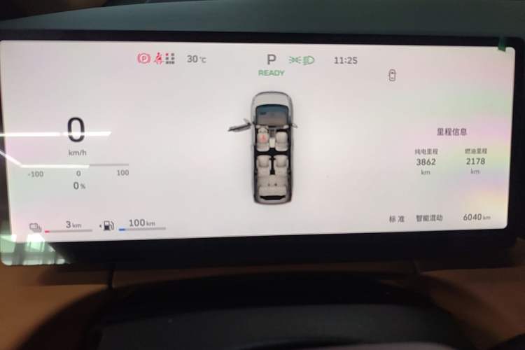 Used Wey Gaoshan 2025 Four-Wheel Drive Alpine 8 Instrument Cluster