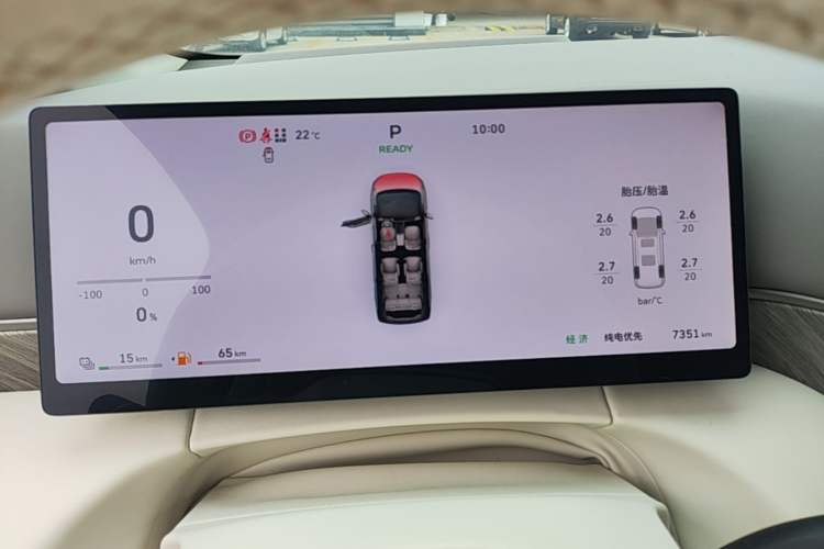 Used Wey Gaoshan 2025 Four-Wheel Drive Alpine 8 Instrument Cluster