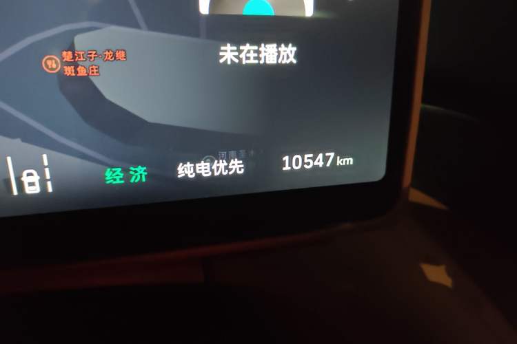 Used Wey Gaoshan 2025 Four-Wheel Drive Alpine 8 Odometer Close Up