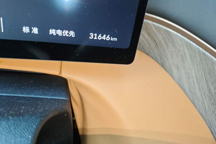 Used Wey Gaoshan 2025 Four-Wheel Drive Alpine 8 Odometer Close Up