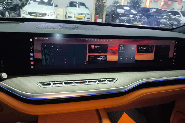 Used Wey Lanshan 2023 Four-Wheel Drive Ultra-Long Range Version Audio And AC Panel