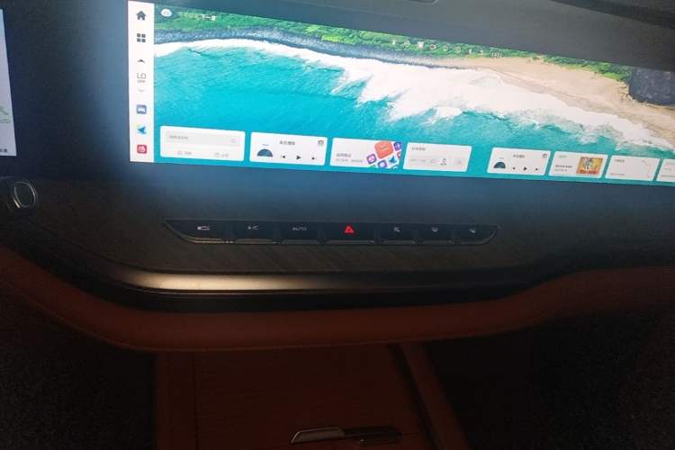 Used Wey Lanshan 2023 Four-Wheel Drive Ultra-Long Range Version Audio And AC Panel