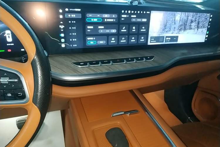 Used Wey Lanshan 2023 Four-Wheel Drive Ultra-Long Range Version Audio And AC Panel