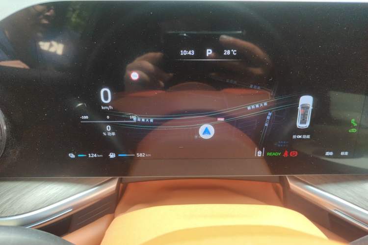 Used Wey Lanshan 2023 Four-Wheel Drive Ultra-Long Range Version Instrument Cluster