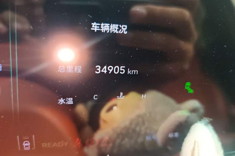 Used Wey Lanshan 2023 Four-Wheel Drive Ultra-Long Range Version Odometer Close Up