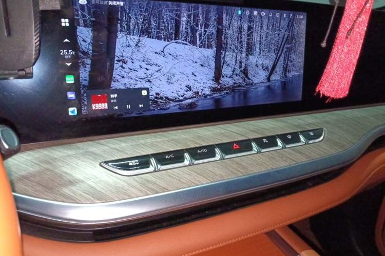 Used Wey Lanshan 2023 Four-Wheel Drive Ultra-Long Range Version Audio And AC Panel