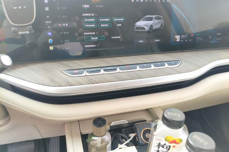 Used Wey Lanshan 2023 Four-Wheel Drive Ultra-Long Range Version Audio And AC Panel