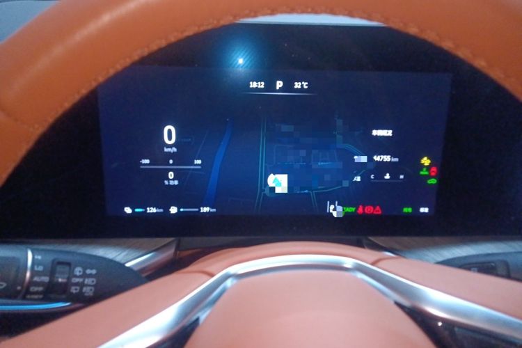 Used Wey Lanshan 2023 Four-Wheel Drive Ultra-Long Range Version Instrument Cluster