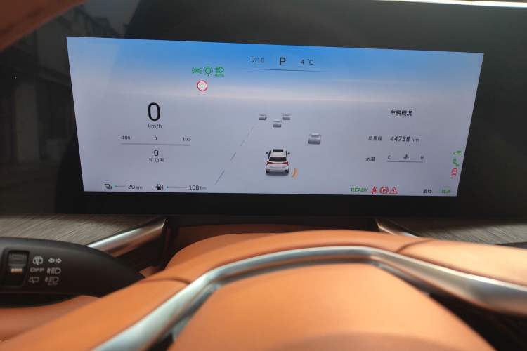 Used Wey Lanshan 2023 Four-Wheel Drive Ultra-Long Range Version Instrument Cluster