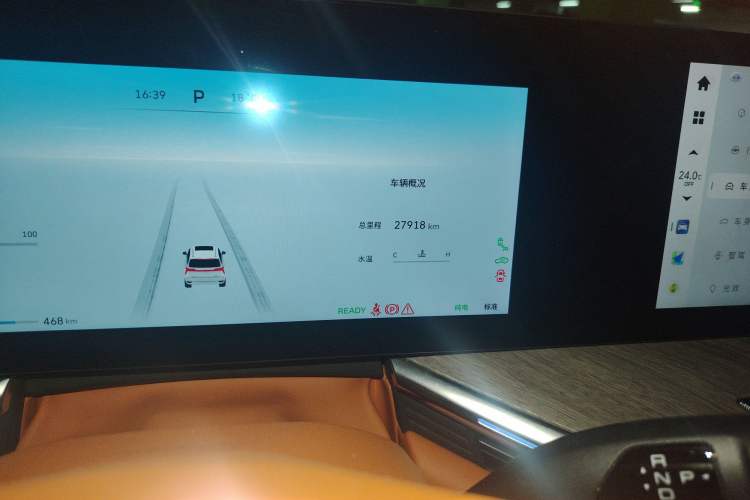 Used Wey Lanshan 2023 Four-Wheel Drive Ultra-Long Range Version Odometer Close Up