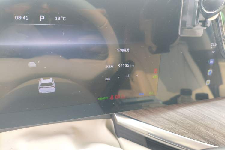Used Wey Lanshan 2023 Four-Wheel Drive Ultra-Long Range Version Odometer Close Up